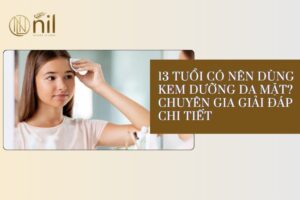 13 tuoi co nen dung kem duong da mat