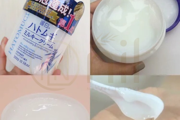 Thành phần nổi bật trong kem dưỡng ẩm Hatomugi